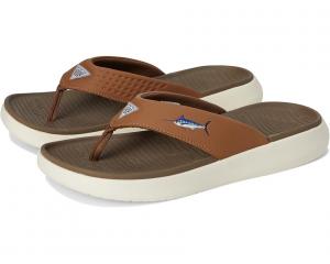 Сандалии Columbia Boatside Fish Flip, цвет Dark Truffle/Elk
