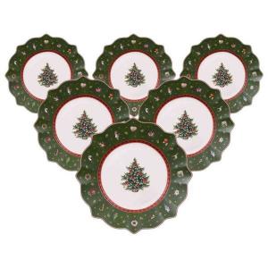 Тарелка Villeroy & Boch Toy's Deligth 6 шт, 25x25x25 см, зеленый