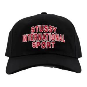 Stussy Вышитая кепка Stüssy, Black
