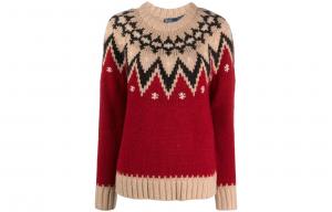 Свитер с жаккардовым узором Polo Ralph Lauren, мультиколор