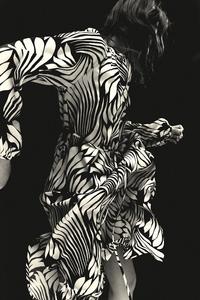 Платье с объемными рукавами H&M, черный