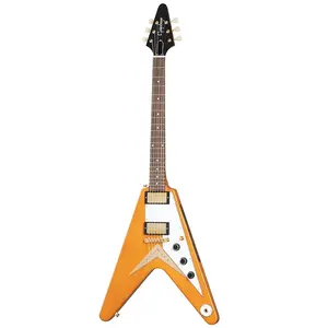 Epiphone 1958 Korina Flying V (включая жесткий кейс) в цвете состаренный натуральный