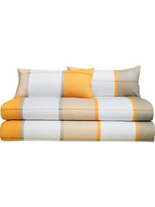 Мягкое махровое постельное белье, экономный комплект, 4 шт., цвет: оранжевый. Erwin Müller, 155 x 200 + 80 x 80 см
