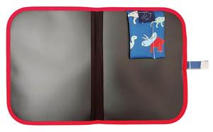 Набор раскраски «дино мел», красный/темно-синий