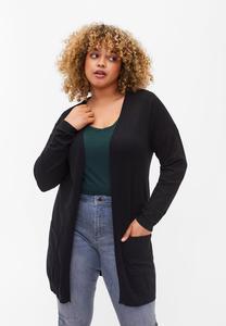 Кардиган Zizzi LANGE, черный