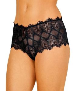 Кружевные трусы женские Allure Lace Boyshorts Cosabella, черный
