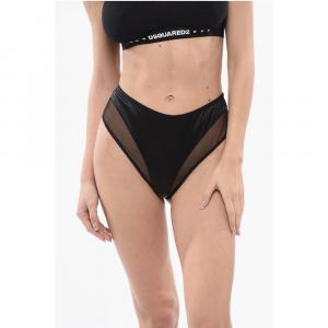 Шелковая комбинация с прозрачной отделкой Dolce & Gabbana, Black