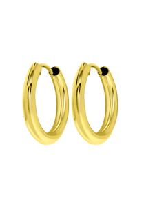 Круглые серьги из золота 375 пробы Lucardi