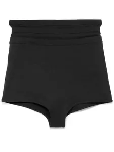 Многослойные шорты мини Viktor & Rolf, черный