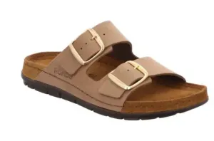 Мюли Rohde "Rodigo-D", летние туфли, тапочки с пряжками, цвет Natur