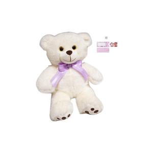 Плюшевая кукла Adorable Bow Tie Bear высотой 25см/35см AOLETU, White+Puppy Pull Greeting Card