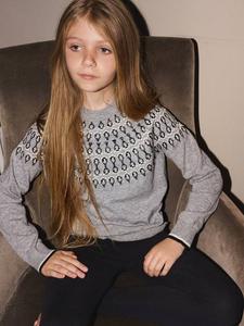 Детский джемпер Smart Fair Isle из шерстяной смеси The Little Tailor, Grey