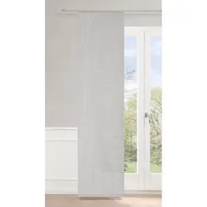 Neutex для вас! Раздвижная гардина BEAM с панельной кареткой, 1 шт., абстрактный узор Neutex For You!, серебристый