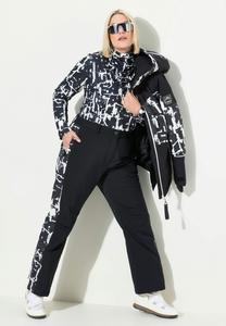 Брюки HYPRAR ABSTRACT PRINT Ulla Popken, черный