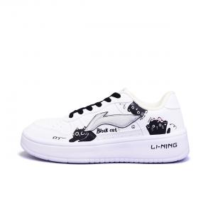 Li-Ning Li Ning Floating Boat Balance Lightweight Support Low top Skateboard Shoes Unisex White