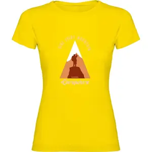 Футболка с коротким рукавом Kruskis Hike Every Mountain, желтый