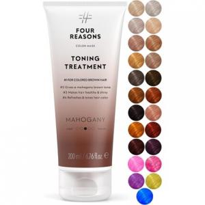 Four Reasons Color Mask Mahogany Toning Treatment Кондиционер для депонирования цвета, 6,76 жидких унций