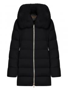 Пальто из меха дорадо Мурера Moorer, черный