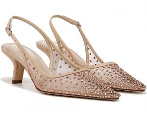 Туфли Sam Edelman Bianka Sling Mesh, цвет Beechwood Glitz Mesh
