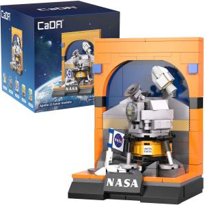 Строительные блоки Cada Выставочный космический корабль НАСА Аполлон-11 лунный модуль 206 элементов