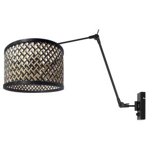 Настенный светильник Steinhauer Prestige Chic Typ A, черный - алюминий - 30 x 44 x 90 см