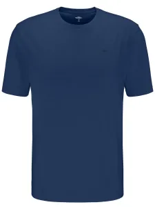 Футболка FYNCH-HATTON "FYNCH-HATTON Basic T-Shirt", однотонная, синий