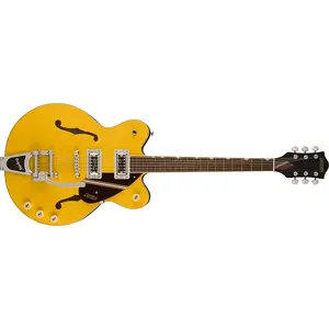 Gretsch G2604T Limited Edition Streamliner, двухцветный бамбуково-желтый/медный металлик, гриф из лавра