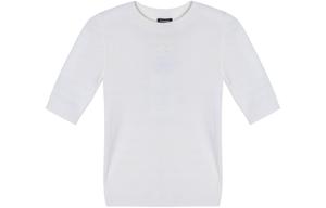 Футболка женская Chanel с вышитым логотипом, белый