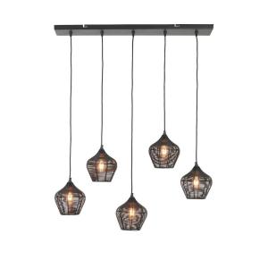 Подвесной светильник Light & Living Alvaro, черный - сталь - 20 x 122 x 100 см