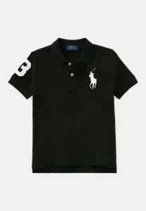 Хлопковая рубашка поло big pony Polo Ralph Lauren, Black/White