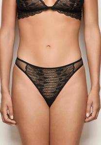 Трусы Yamamay Thong, Black Floral/Black