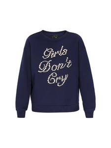 Faina Женская толстовка темно-синего цвета