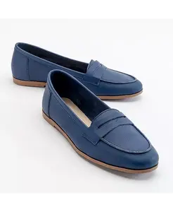 Кожаные лоферы Dorothy Forever & Always Shoes, синий