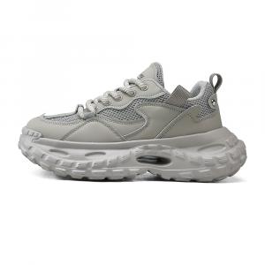 Износостойкие ударопрочные легкие низкие массивные кроссовки men's SENGUIBUCK, серый