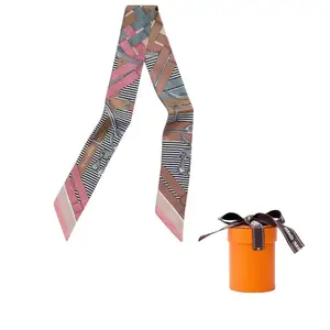 HERMES Шёлковый платок женский разноцветный, Multicolor