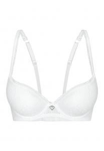 Бюстгальтер на косточках sassa Push-up Bra, белый