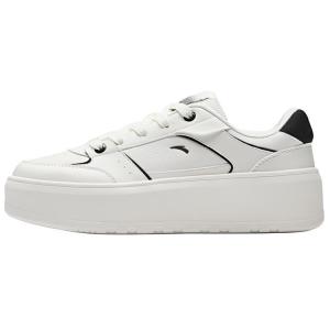 ANTA Абразивостойкие увеличивающие рост низкие кроссовки Skateboard для женщин Black White