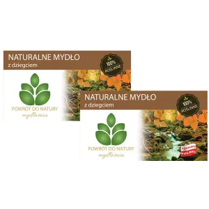 100% натуральное мыло на растительной основе с дегтем, 2 шт. Powrót Do Natury
