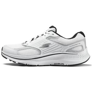 Кроссовки мужские с низким верхом белые/серебристые Skechers