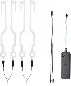 Комплект фонарей VideoPUP для мотоциклетного шлема, синий