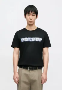 Футболка с обычным принтом Dondup, Black
