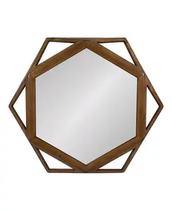 Зеркало в деревянной раме Кортленда Kate And Laurel, brown