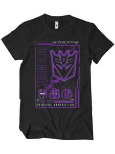 Футболка Decepticon Original Generation Big Tall T-Shirt черного цвета Transformers