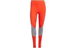 Трикотажные спортивные штаны женские оранжевые Adidas