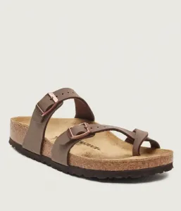 Шлепанцы Маяри narrow fit Birkenstock, коричневый