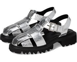 Туфли AllSaints Tess Sandal, серебряный
