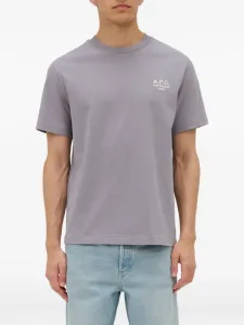 Футболка с логотипом A.P.C., фиолетовый