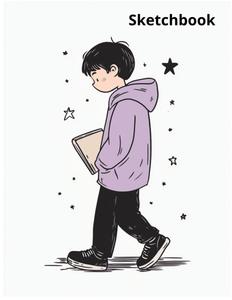 Ink & Paper- Sketchbook, Journal & Notebook Black & Purple cover (Independently published)