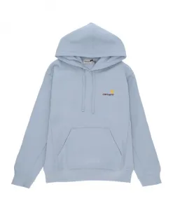 Толстовка с капюшоном и надписью "American Skill" Carhartt Wip, синий