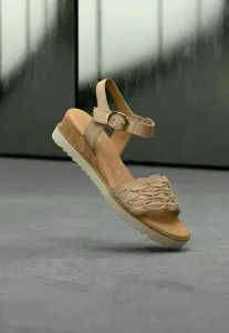 Сандалии на танкетке Gabor, Sand/Gold-Coloured